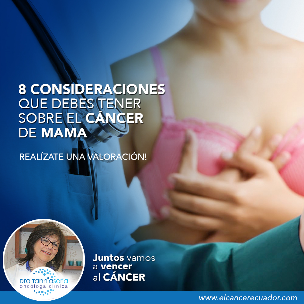 cancer de mama, Dra Tannia Soria Oncóloga Clínica, Oncologos Quito