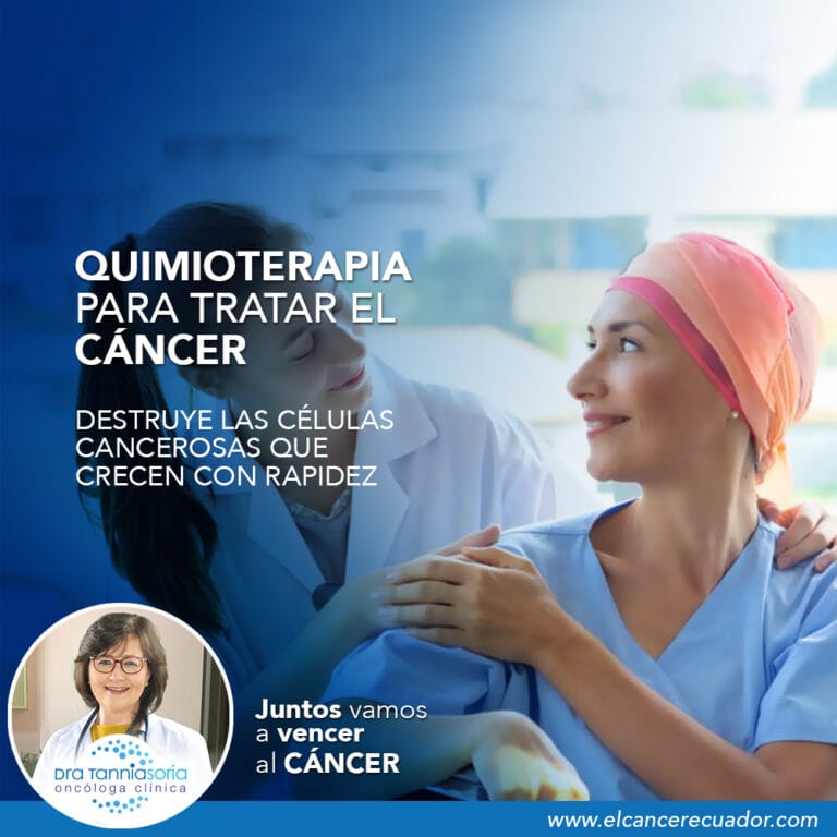 Quimioterapia para tratar el cáncer Dra Tannia Soria Oncóloga