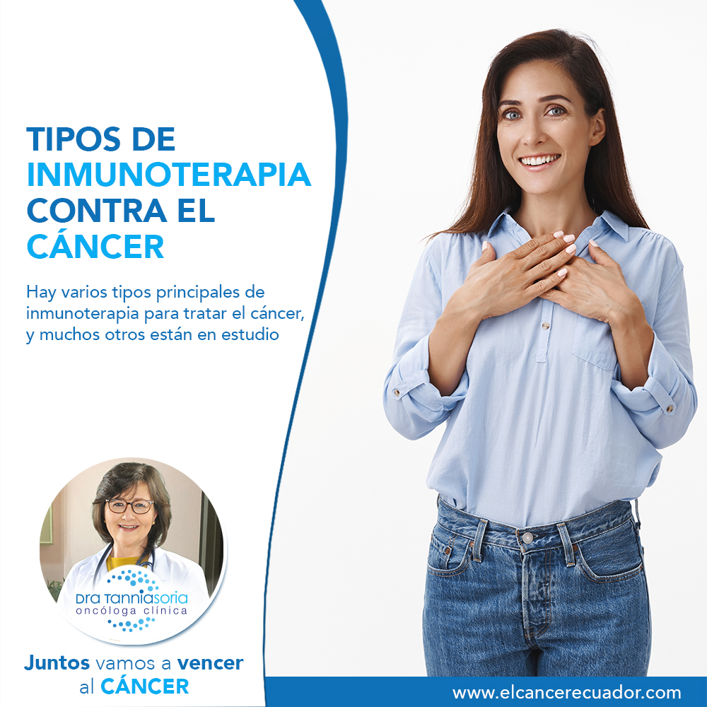 Tipos de inmunoterapia contra el cáncer