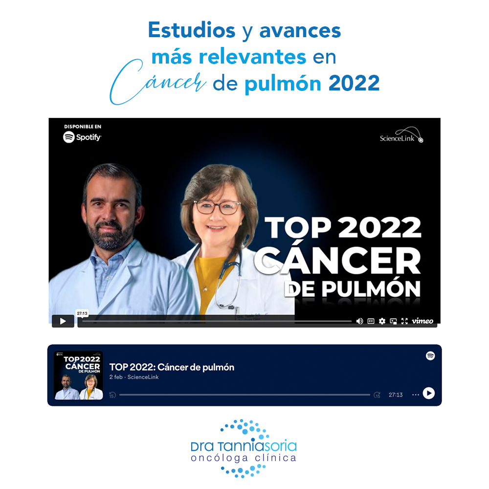 estudios y avances más relevantes en cáncer de pulmón presentados durante el 2022