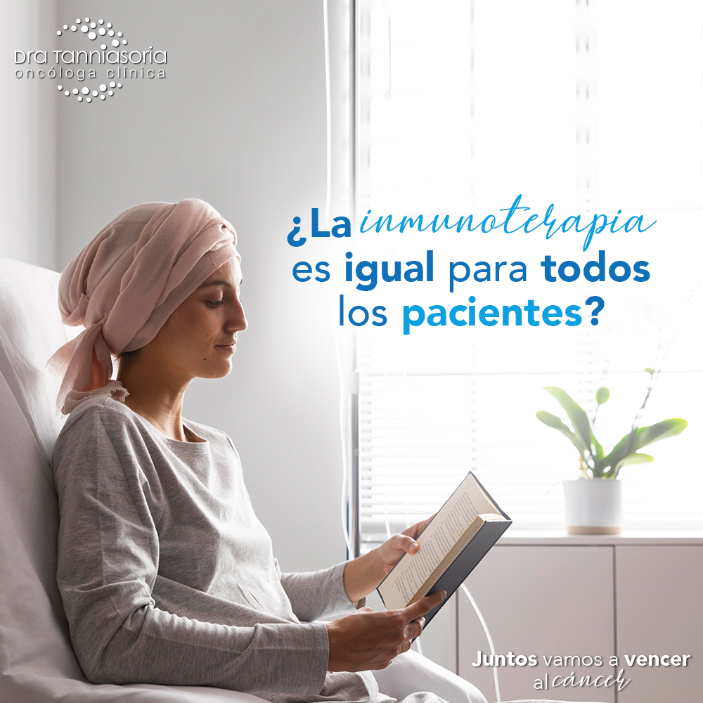 La inmunoterapia es igual para todos los pacientes