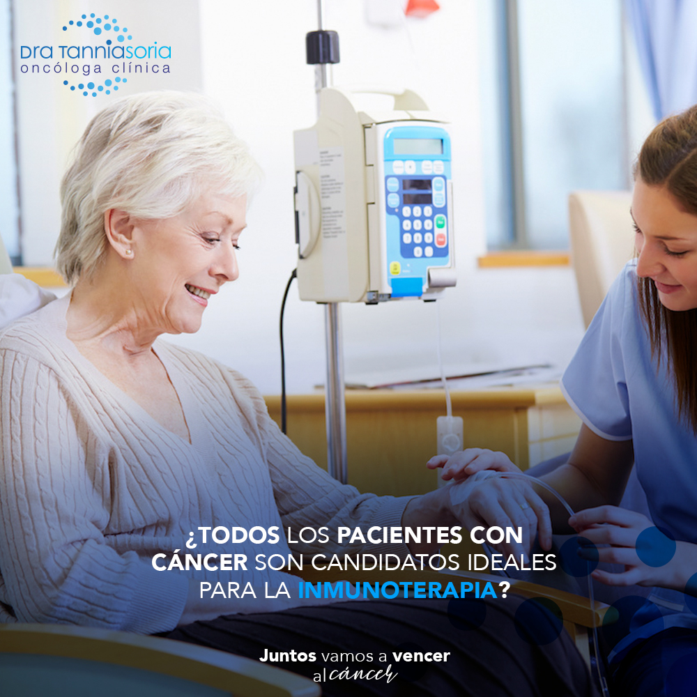 Todos los pacientes con cáncer son candidatos ideales para la inmunoterapia