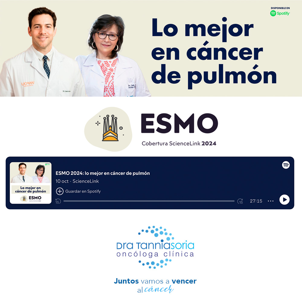 Lo mejor en cáncer de pulmón ESMO 2024